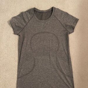 Lululemon Gray Swiftly Tech Short-Sleeve Shirt